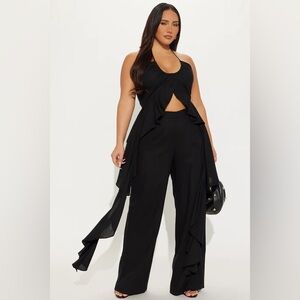 Flowy Linen Pants Set